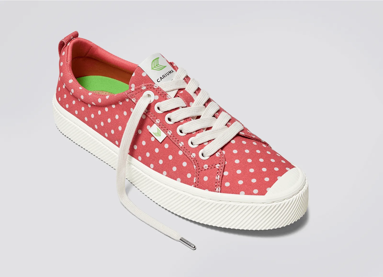 OCA Low Watermelon Canvas White Polka Dots Sneaker Men