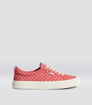 OCA Low Watermelon Canvas White Polka Dots Sneaker Men