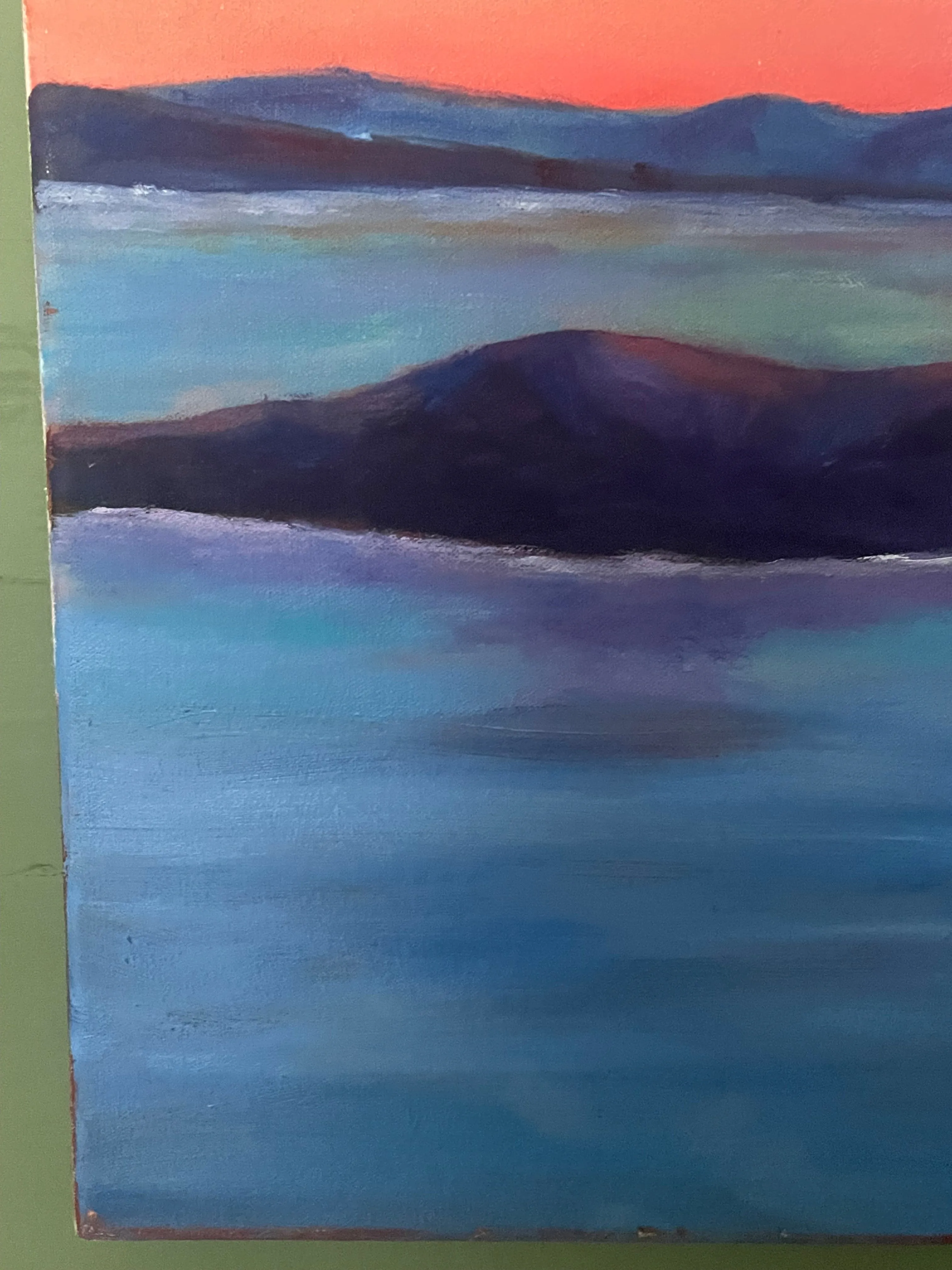 Ocean painting on canvas