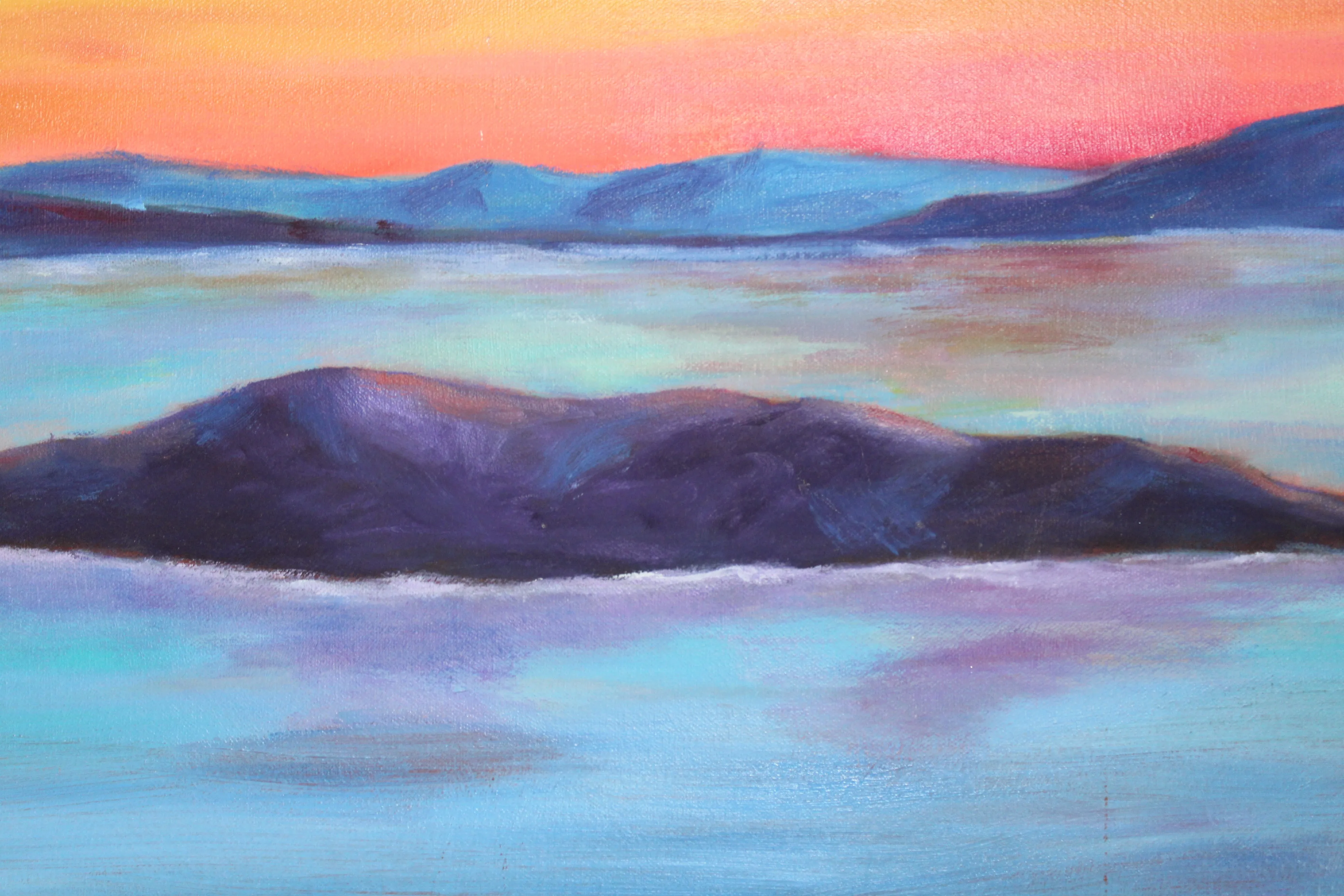 Ocean painting on canvas