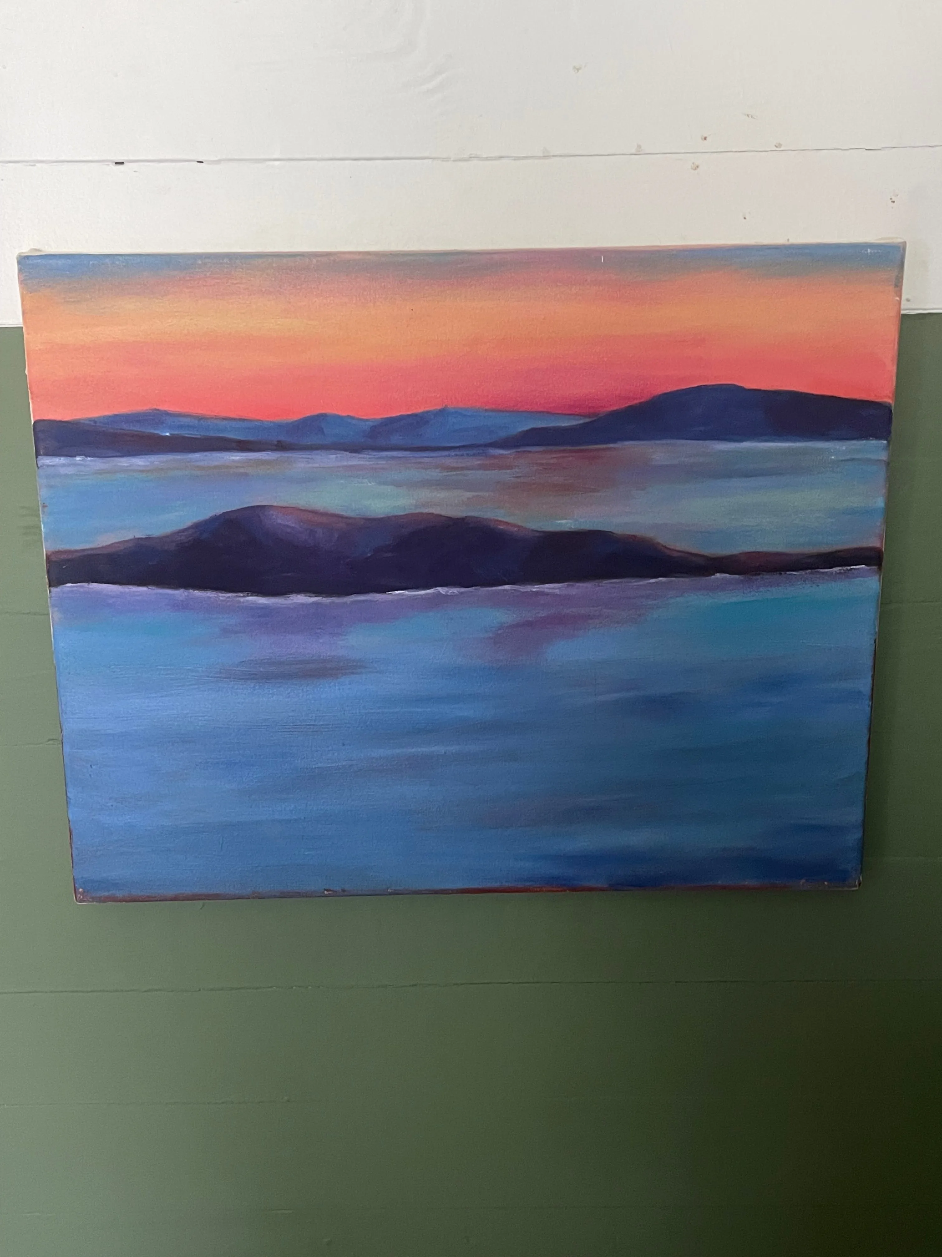 Ocean painting on canvas