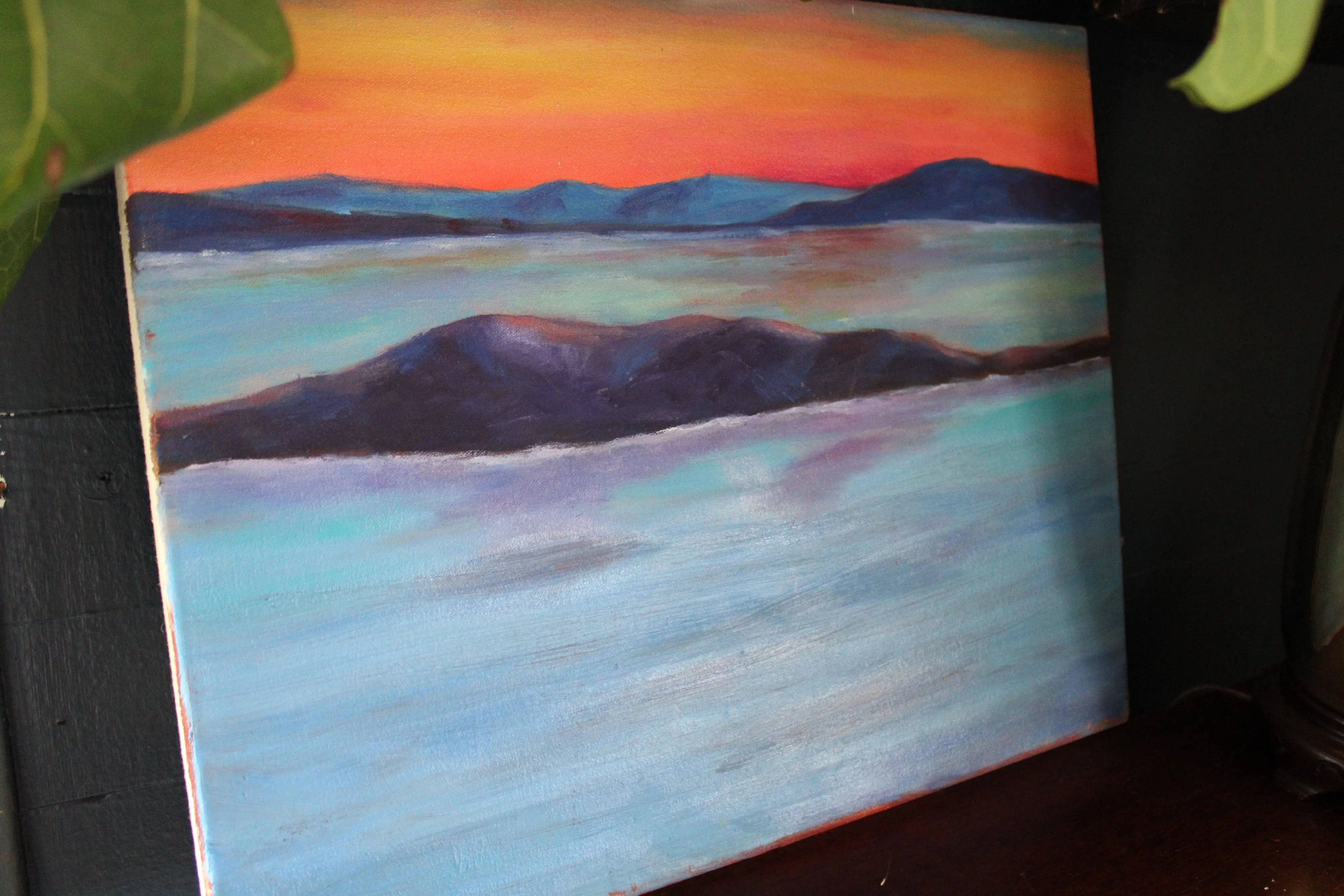 Ocean painting on canvas
