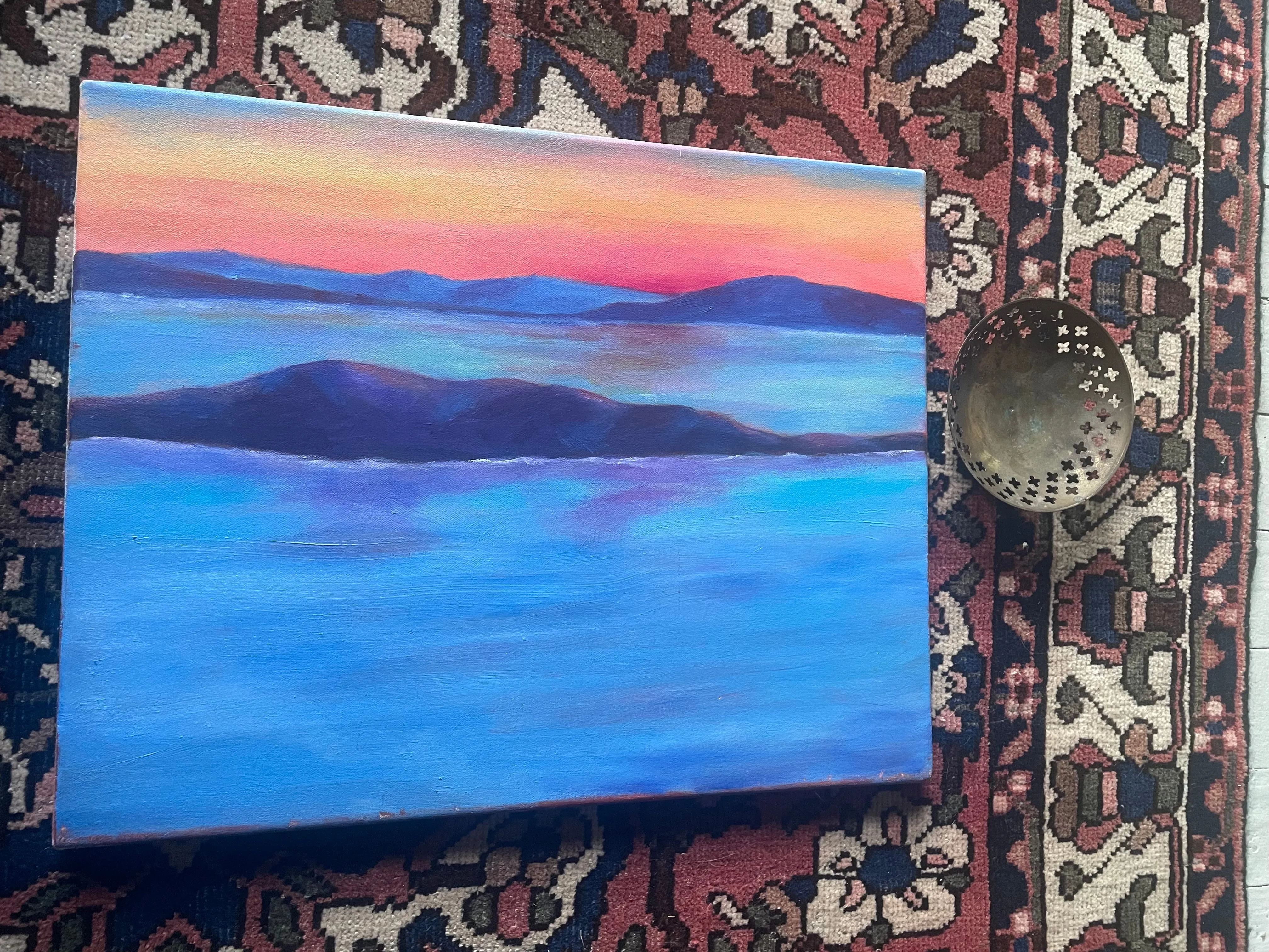 Ocean painting on canvas