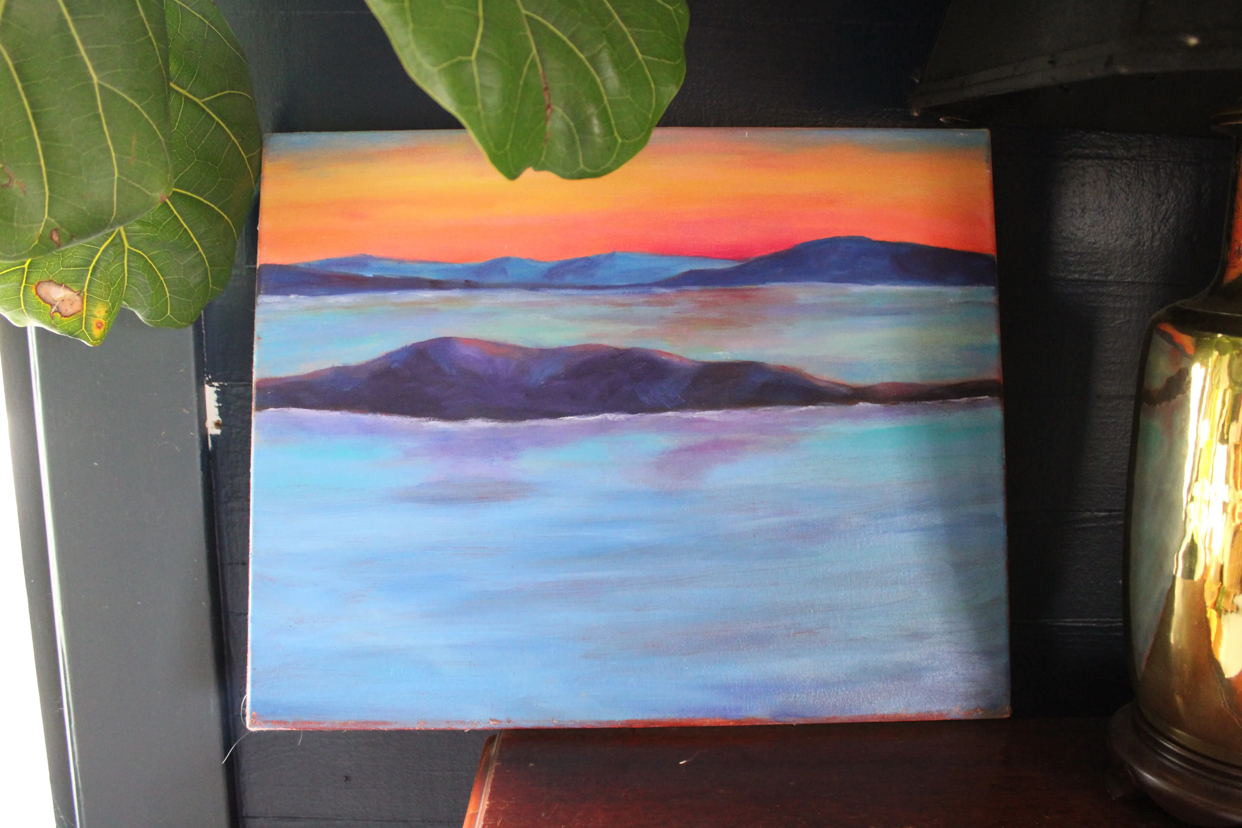 Ocean painting on canvas