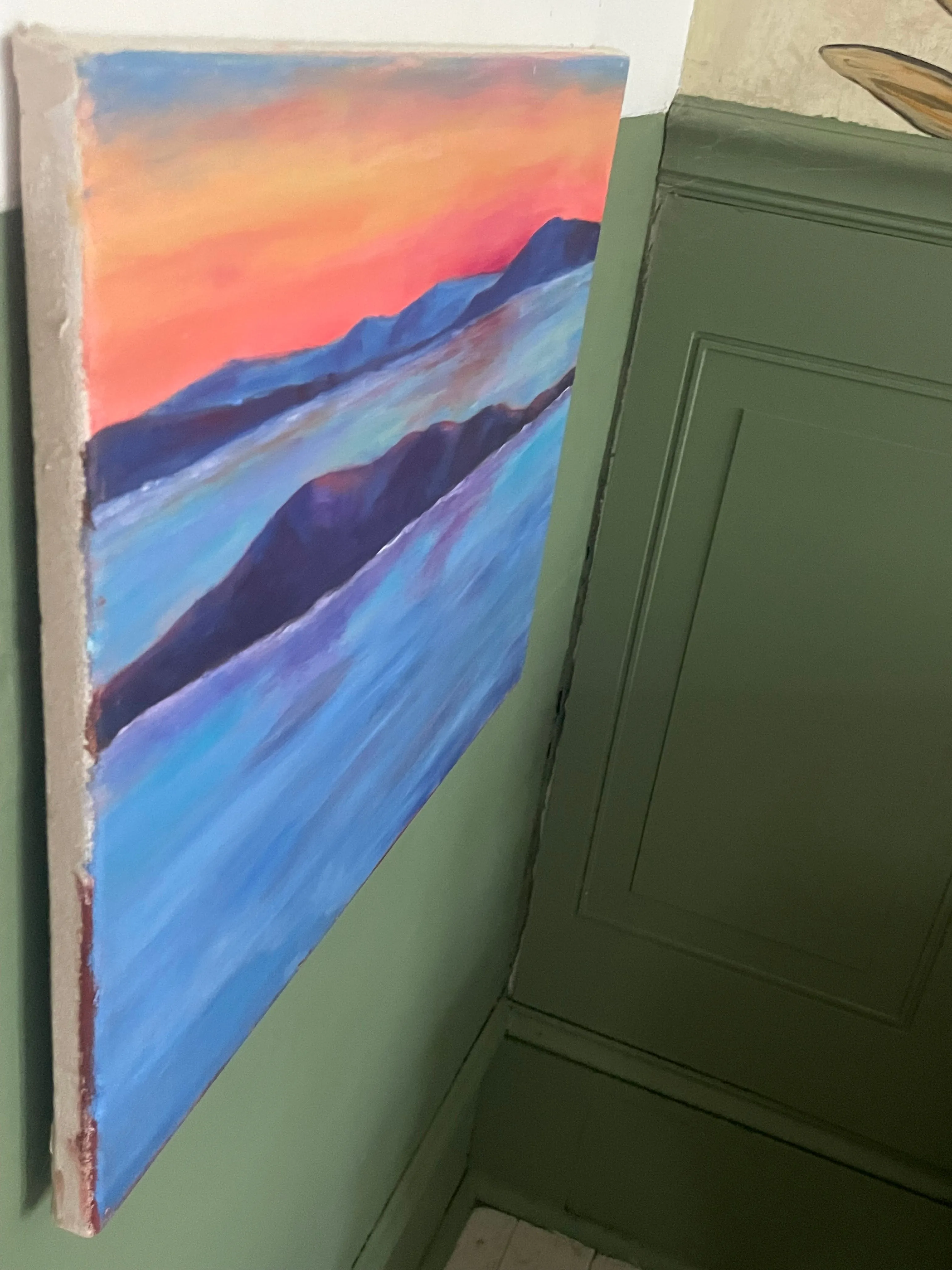 Ocean painting on canvas