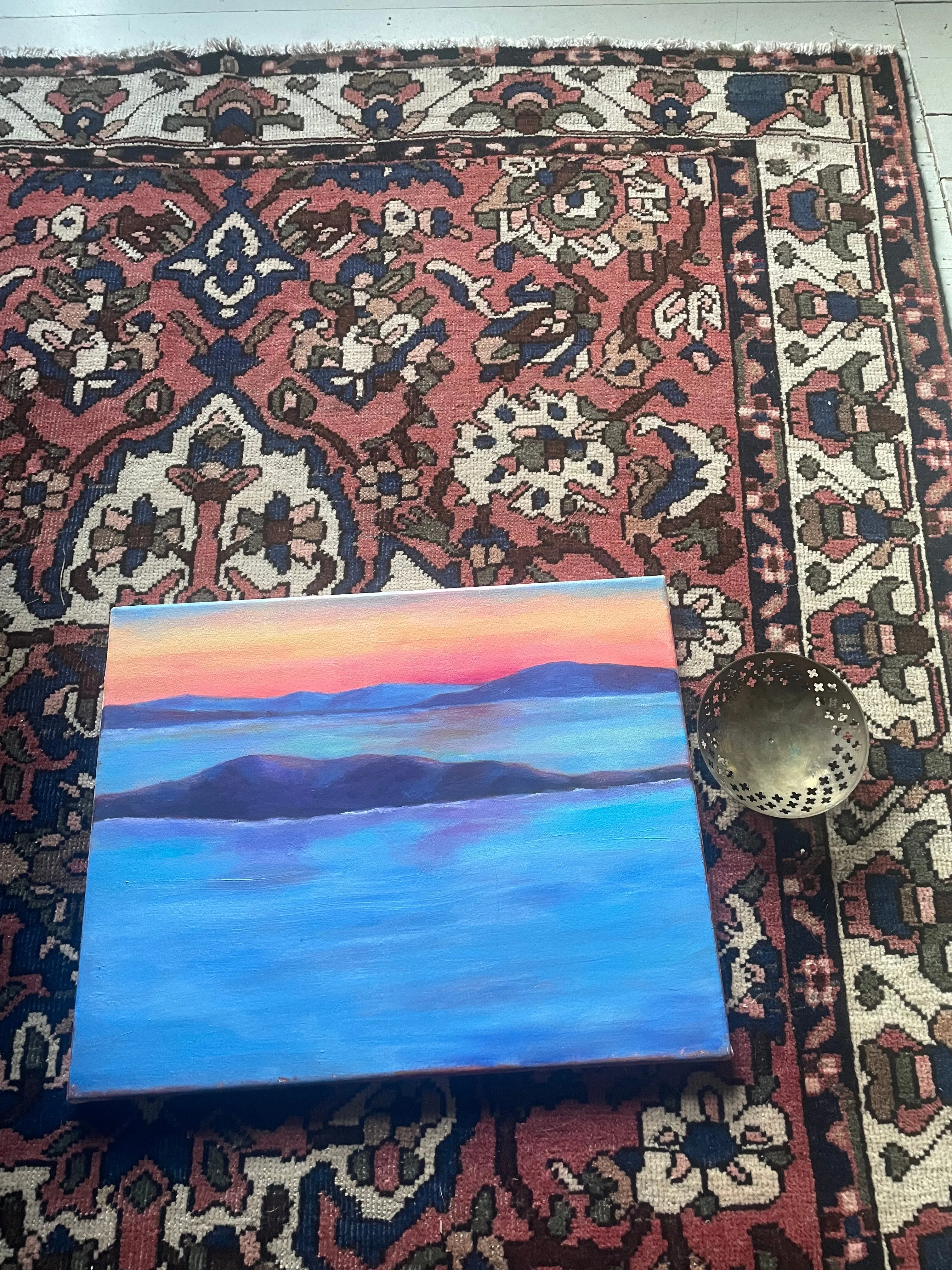 Ocean painting on canvas