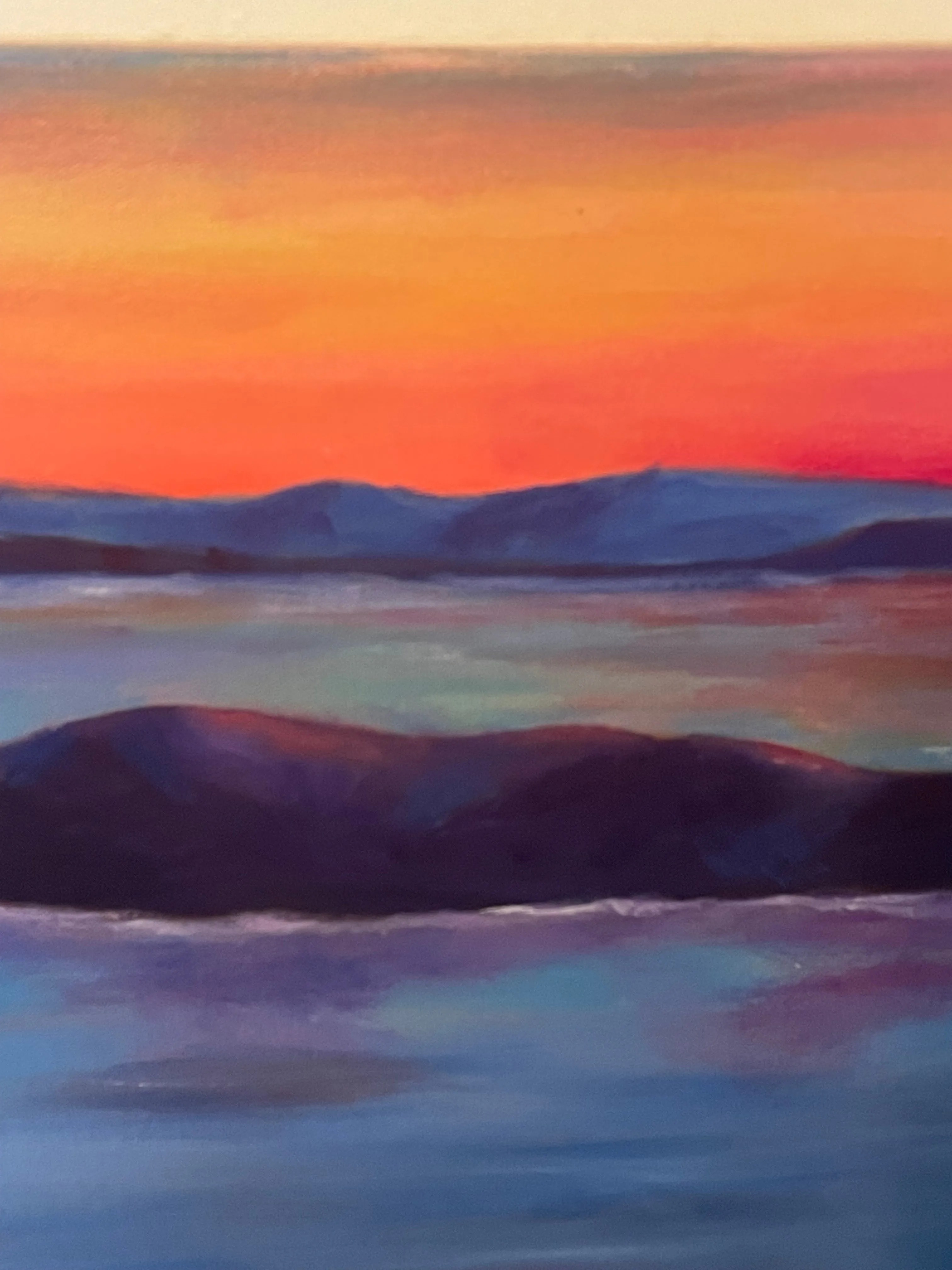 Ocean painting on canvas