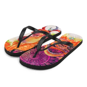 Octopus Mandala - Flip-Flops