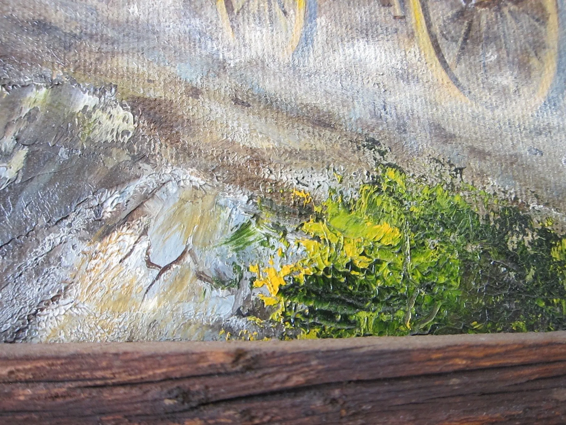 Oil Painting, Western Art, Jim Rozzi Wells Fargo Stagecoach "Low Gear Road"