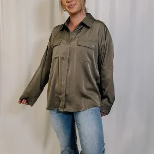 Olive Martini Button Down