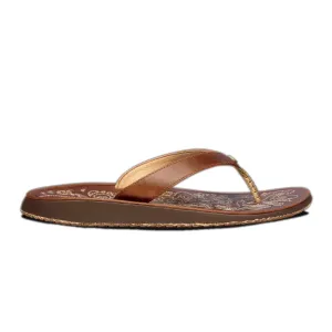 Olukai Womens Paniolo Natural/Natural Sandal