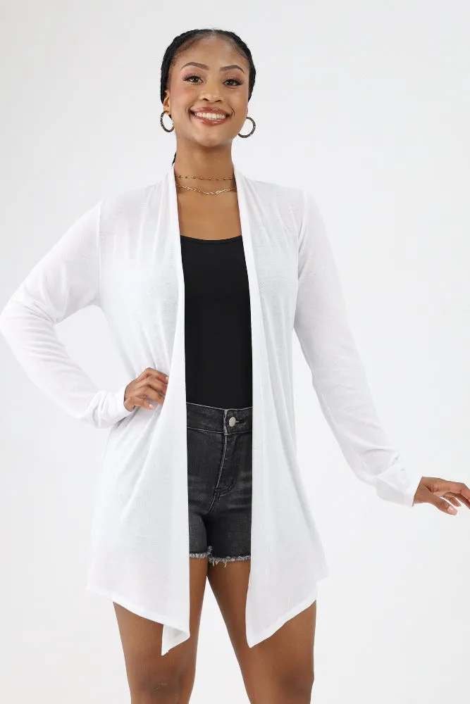 Open Lightweight Cardigan -Mauve