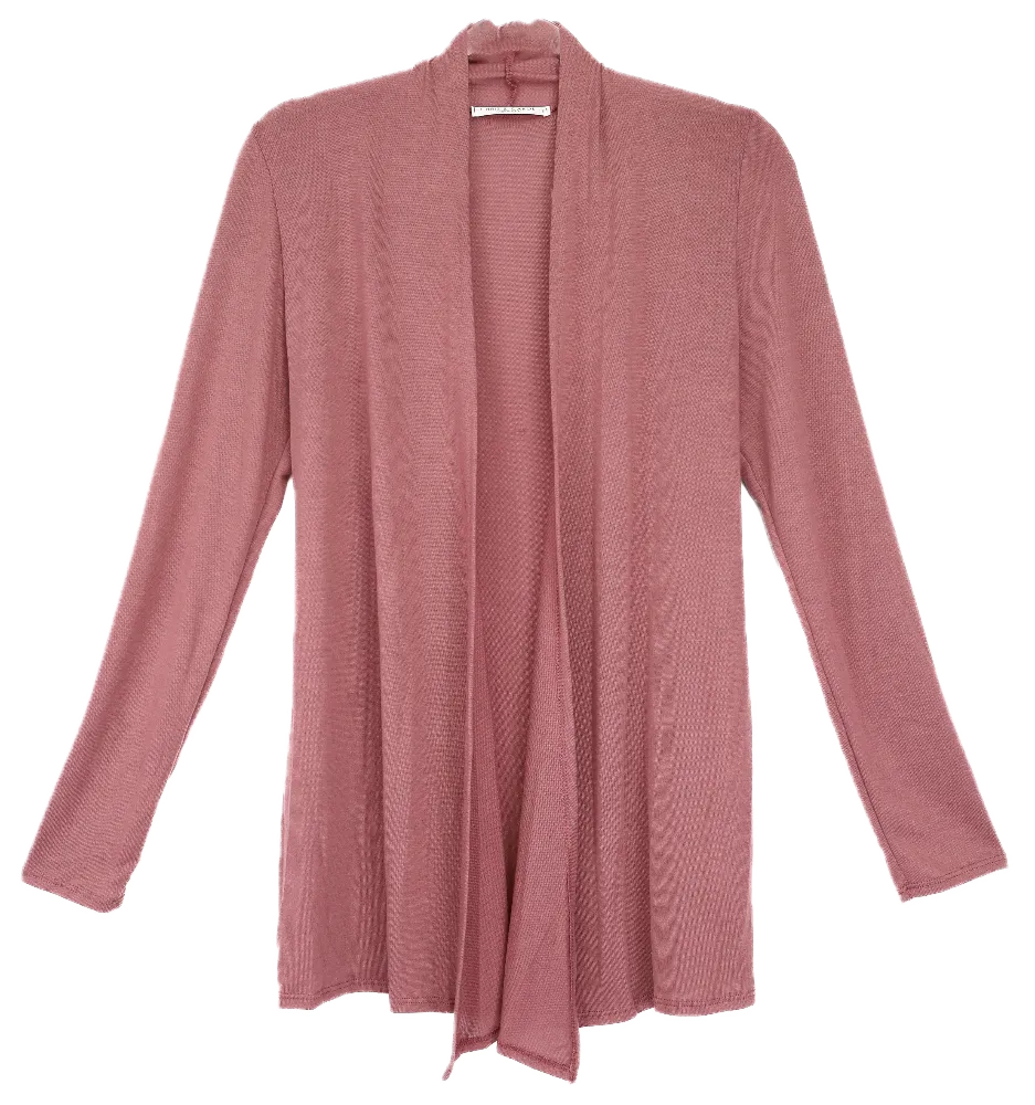 Open Lightweight Cardigan -Mauve