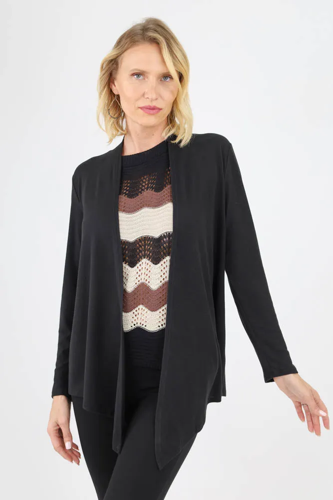 Open Lightweight Cardigan -Mauve