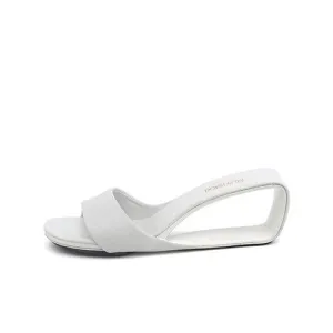 Orange Summer Slippers Sexy Women Sandals Wedge Shoes Woman 6cm Hollow Heel Slipper Casual Beach Slides Designer