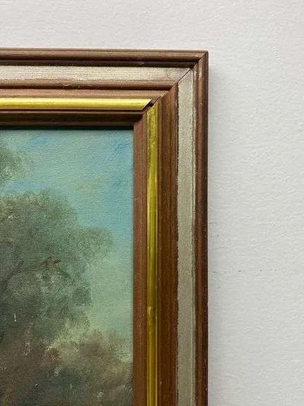 Original "Ruins" Oil Landscape