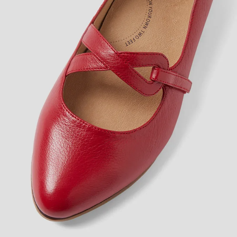 OWAIS XF - DARK RED LEATHER