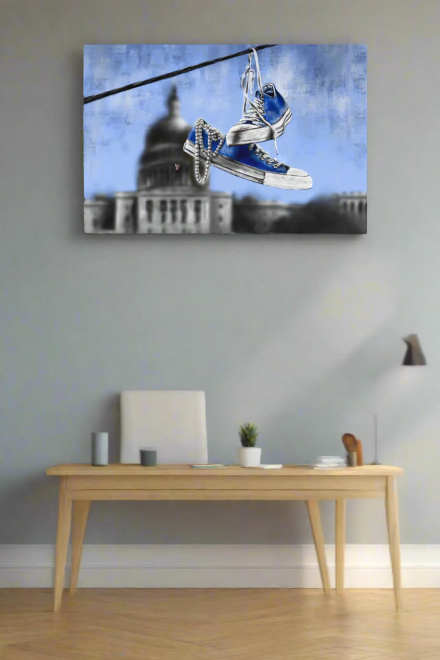 Pacific Blue | Chucks & Pearls Canvas