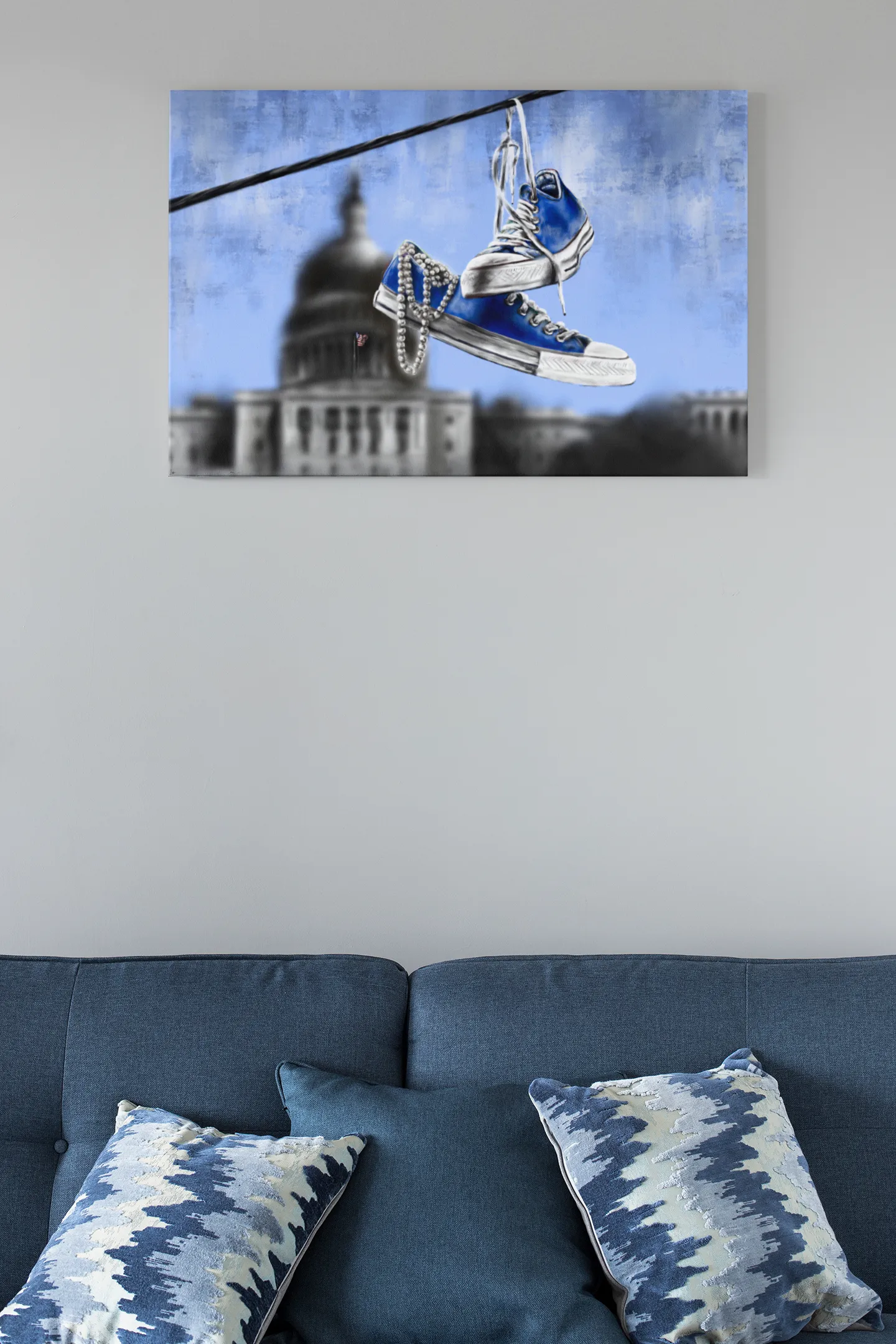 Pacific Blue | Chucks & Pearls Canvas