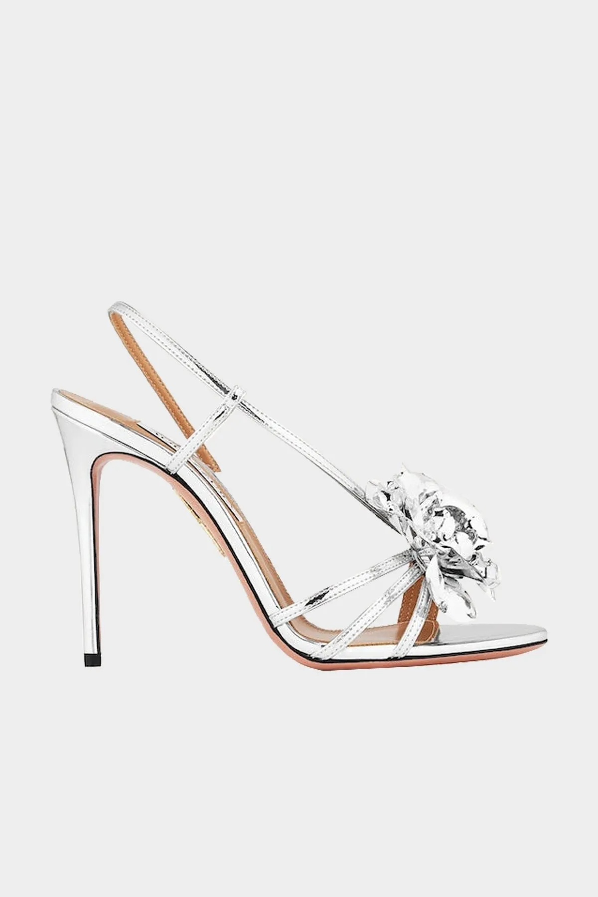 Paris Rose Sandal 105 in Silver