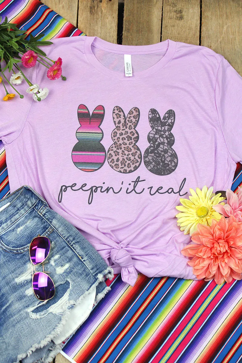 Peepin' It Real Tri-Blend Short Sleeve Tee