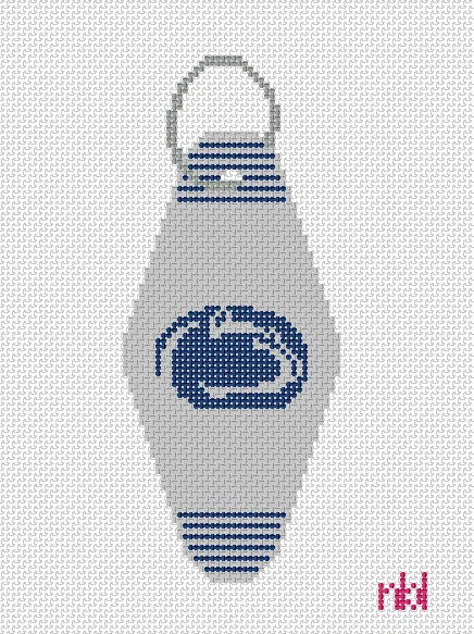 Penn State Vintage Hotel Key Canvas
