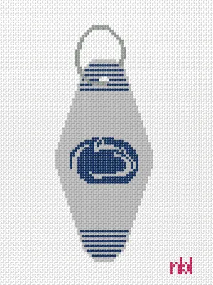 Penn State Vintage Hotel Key Canvas