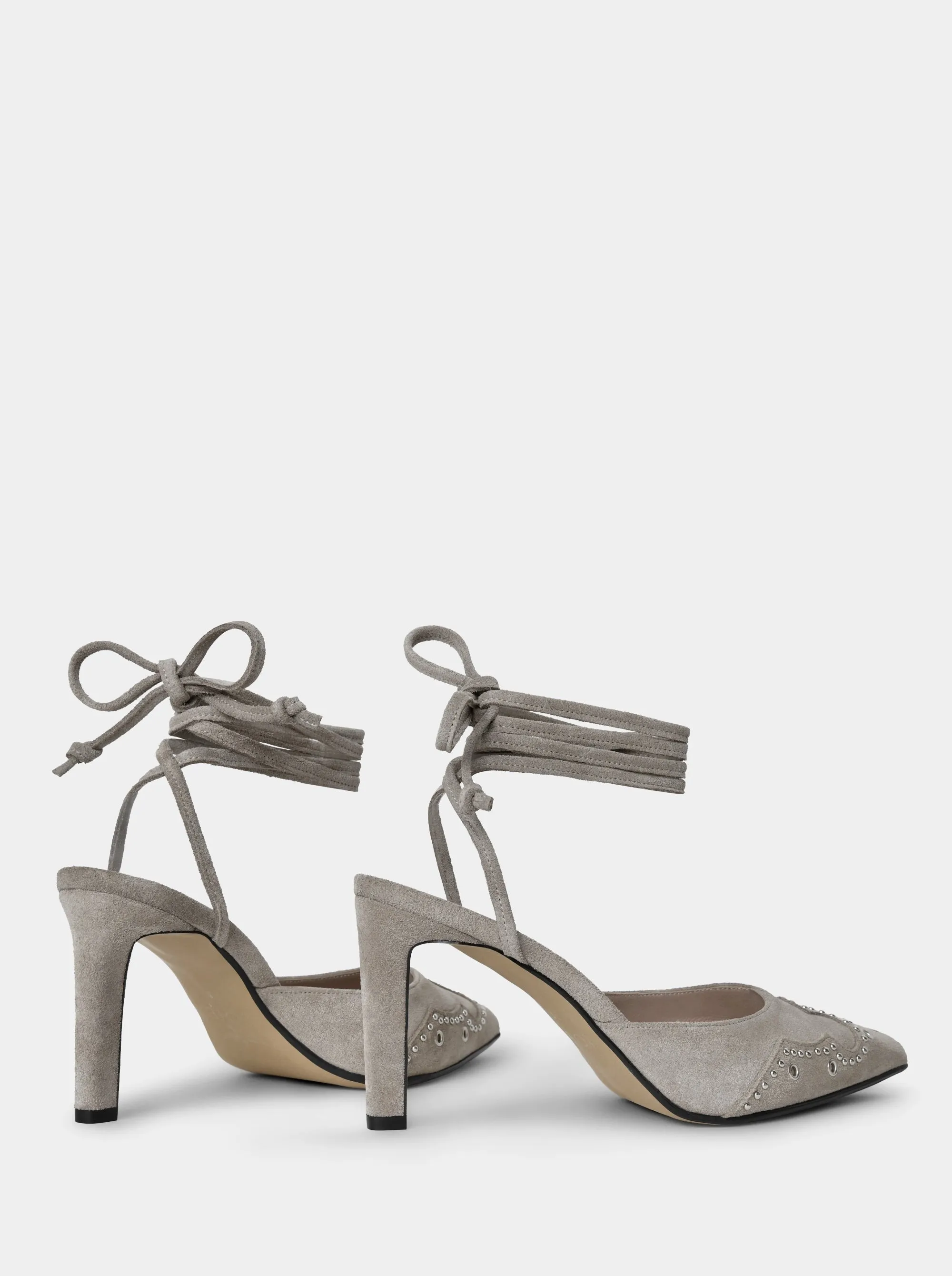 PERLA MINK SUEDE SLIPPERS