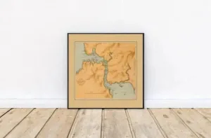 Philippines Vintage Map Wall Decor