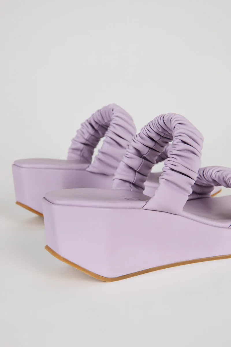Phorna Scrunchie Flatform • Lilac | IB x HOZEN