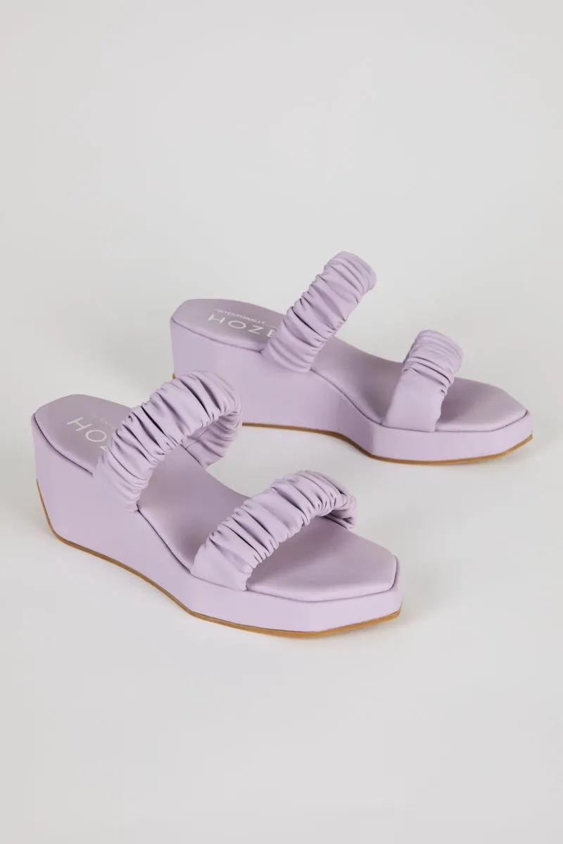 Phorna Scrunchie Flatform • Lilac | IB x HOZEN