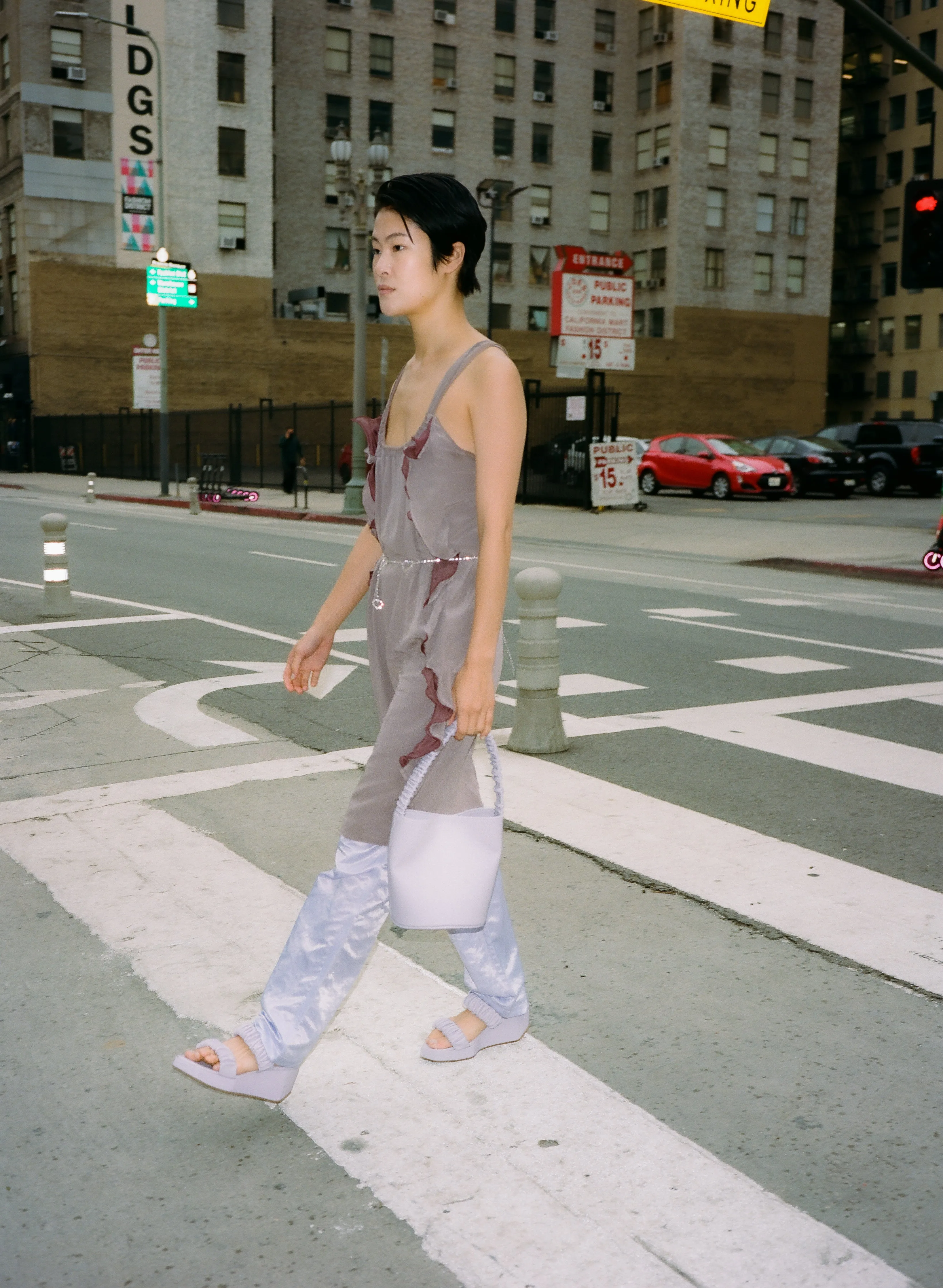 Phorna Scrunchie Flatform • Lilac | IB x HOZEN