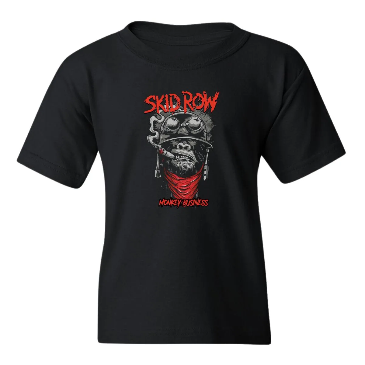 Playera Niño Niña Rock Skid Row Monkey Business 1014