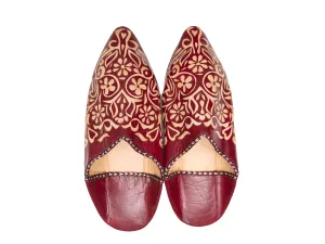 Plum Moroccan Babouche Slipper
