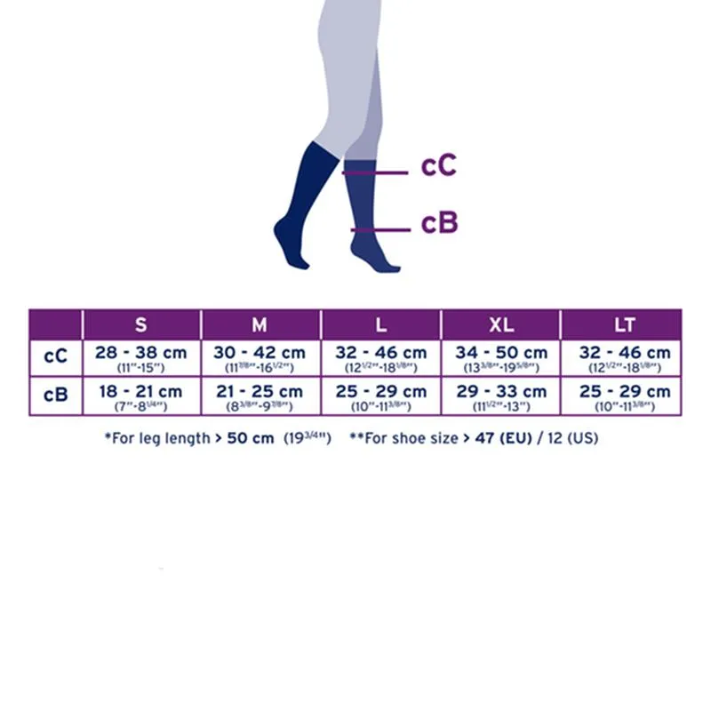 PR/1 JOBST MEDICAL LEG WEAR, MEN, KNEE HIGH, RIBBED, 20-30MMHG, LG, FULL CALF, BLACK, OPEN TOE