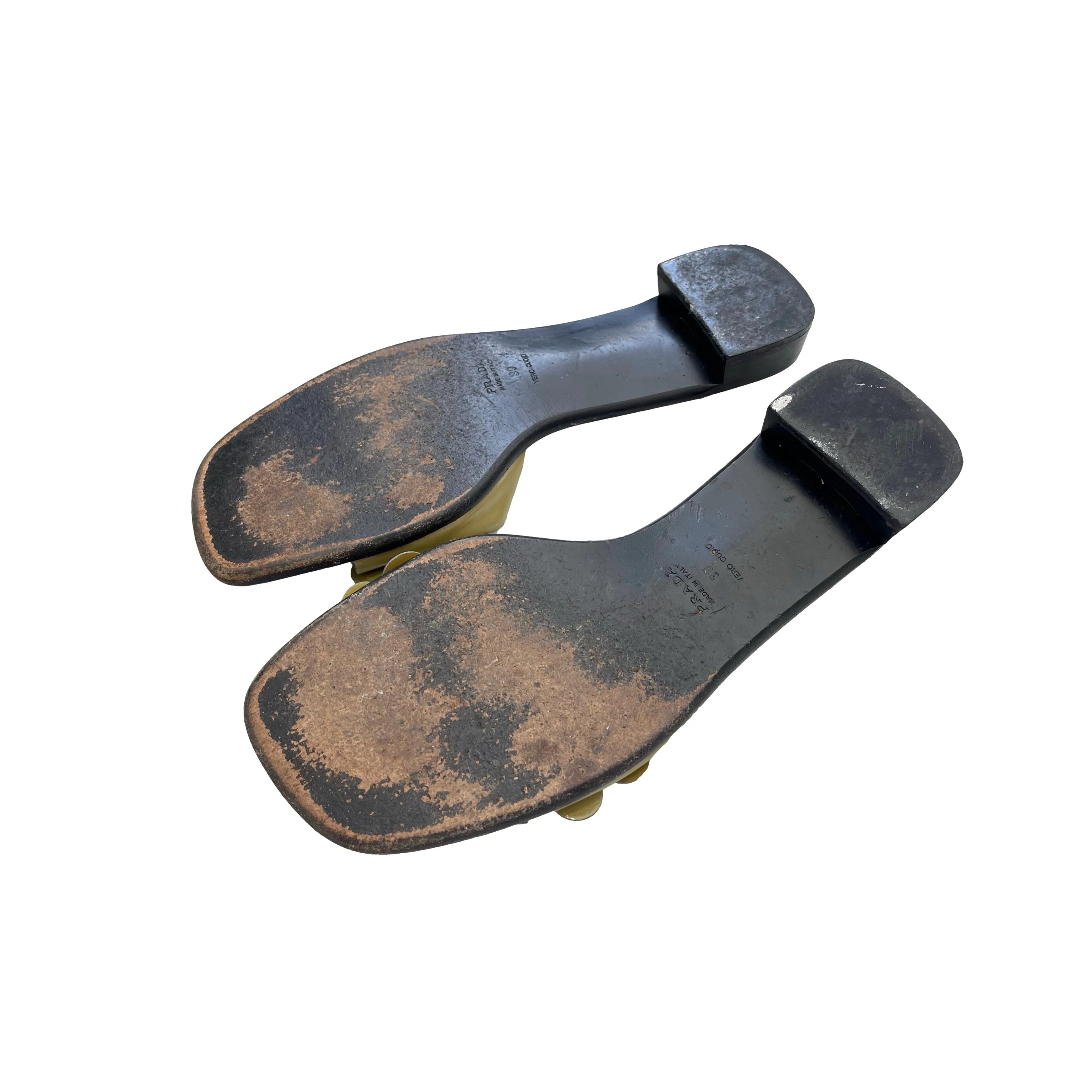 Prada Silver Sequins Sandals-39