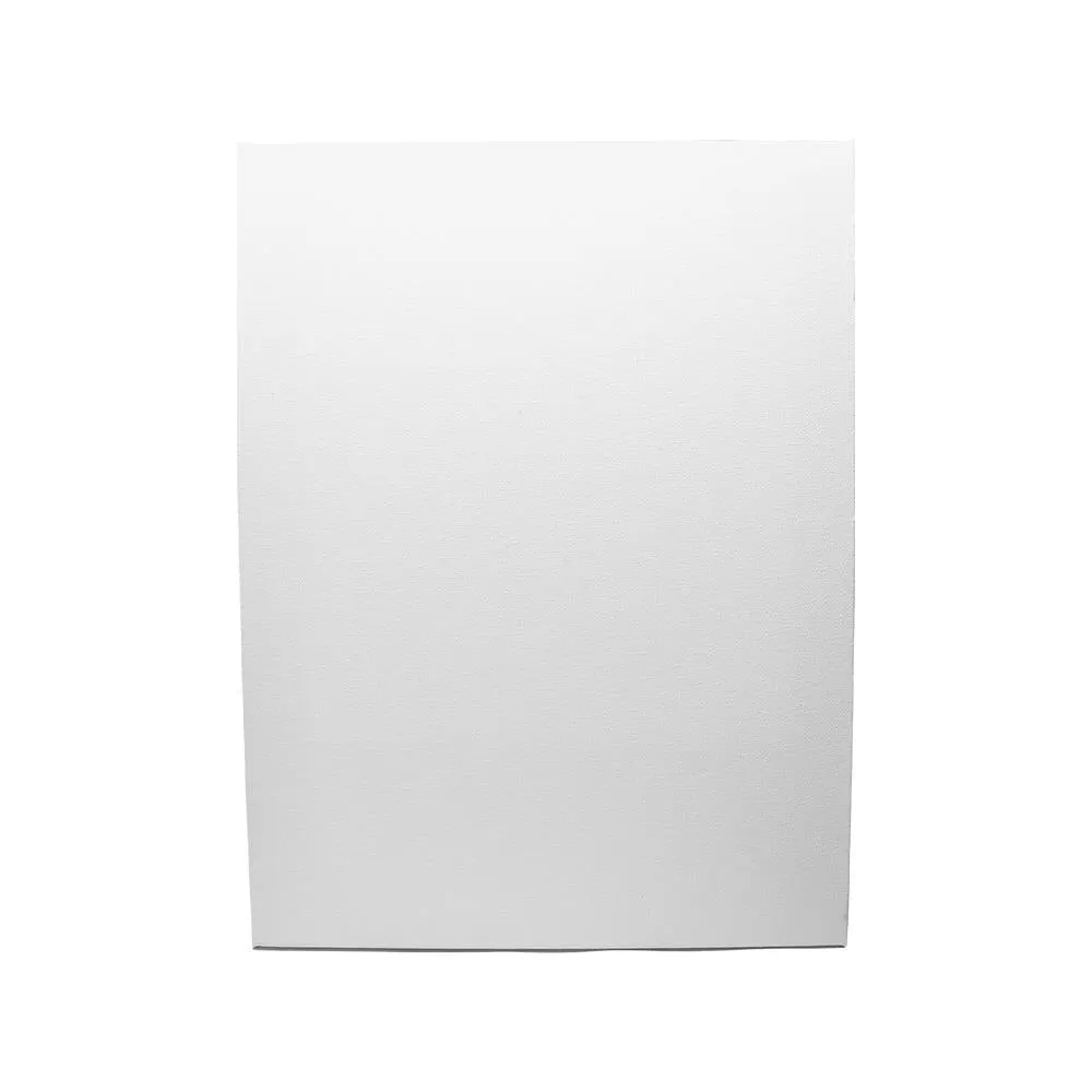 Premium Stretched Art Canvas Board, White, 16-Inch