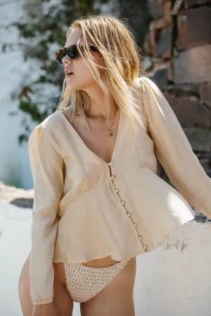 Pretty Blouse | Vintage Ivory (Lighter Color) | Desert Tan (Darker Color)