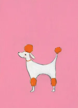pretty poodle | canvas reproduction