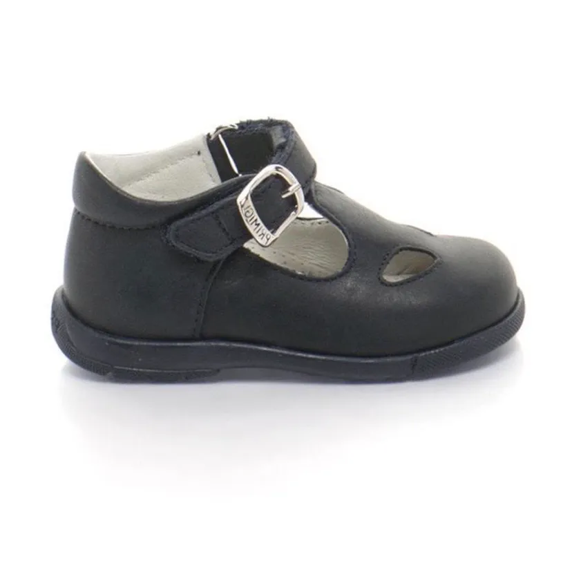 Primigi Navy Leather Firs Walkers