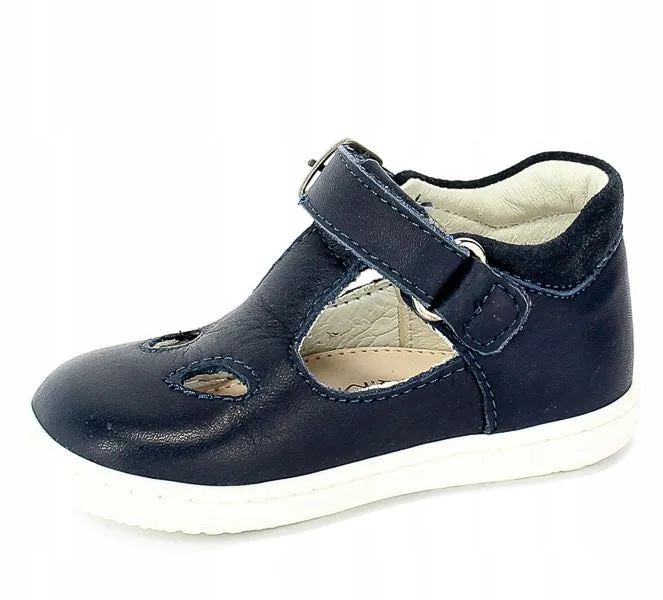 Primigi Navy Leather first walker shoes