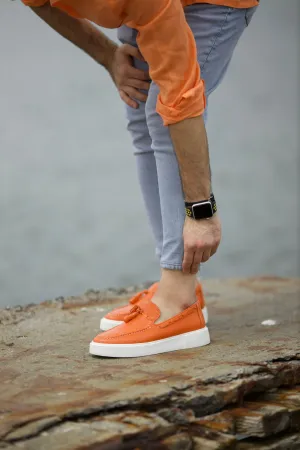 Prince Leather Tassel Detail Shoes