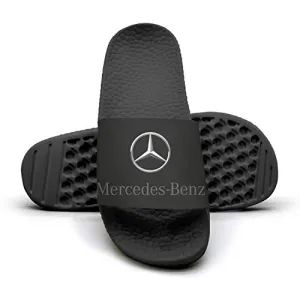 Printed Non-Slip Slipper Slides Flip Flop Sandals Summer Stylish for Womens Black