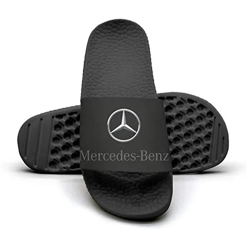 Printed Non-Slip Slipper Slides Flip Flop Sandals Summer Stylish for Womens Black