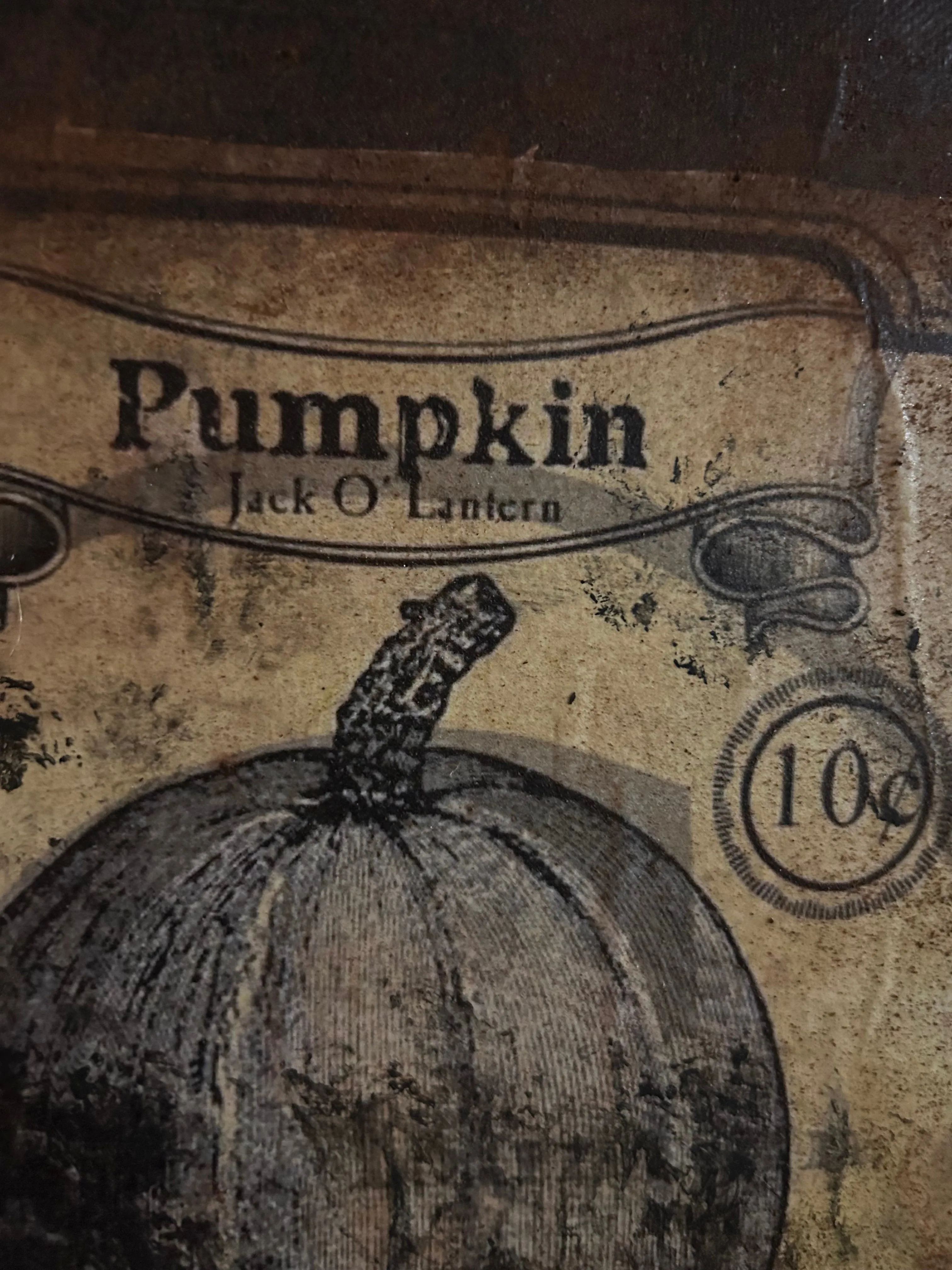 Pumpkin Seed Canvas Painting