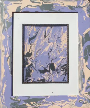 purple poured acrylic