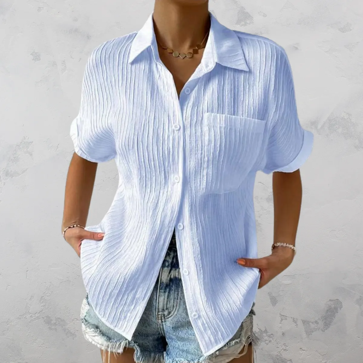 QUINN | Casual Lightweight Button-Up Shirt