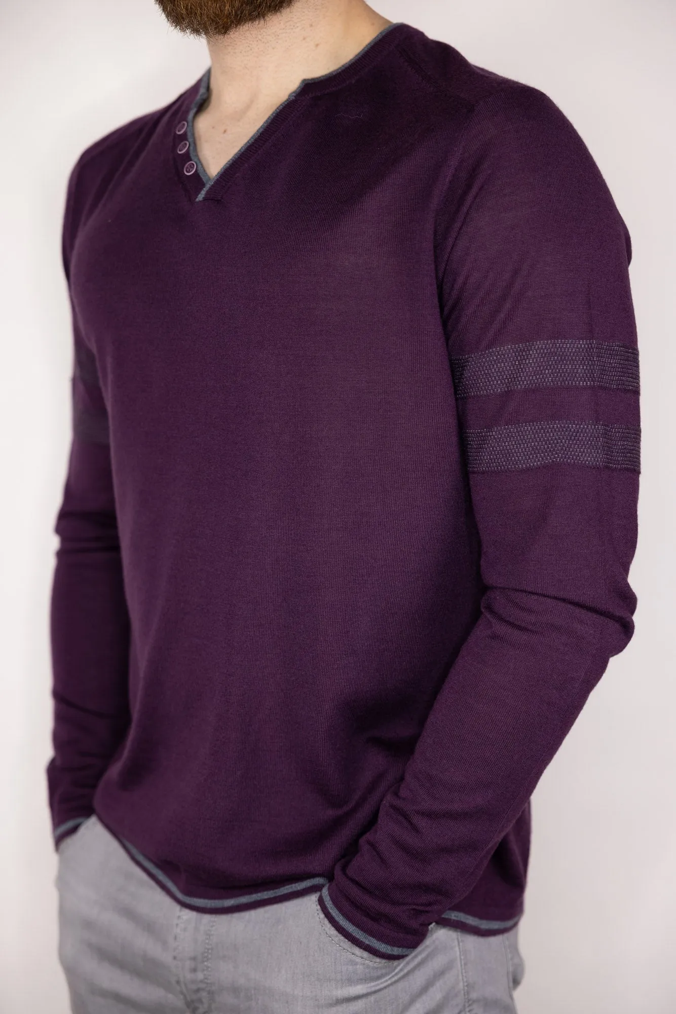 Raffi Connor Henley Sweater
