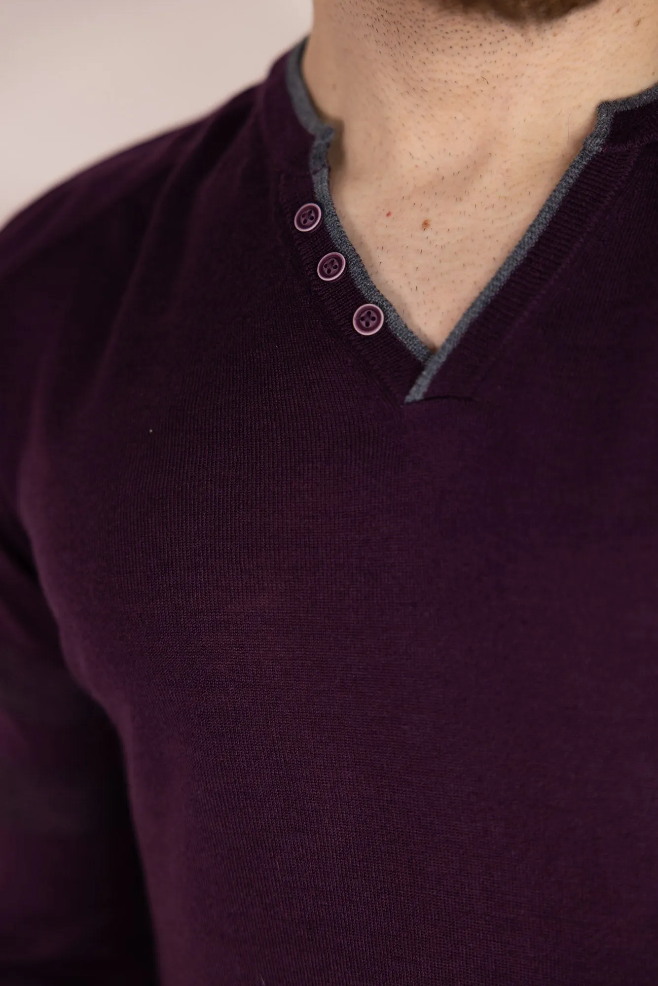 Raffi Connor Henley Sweater