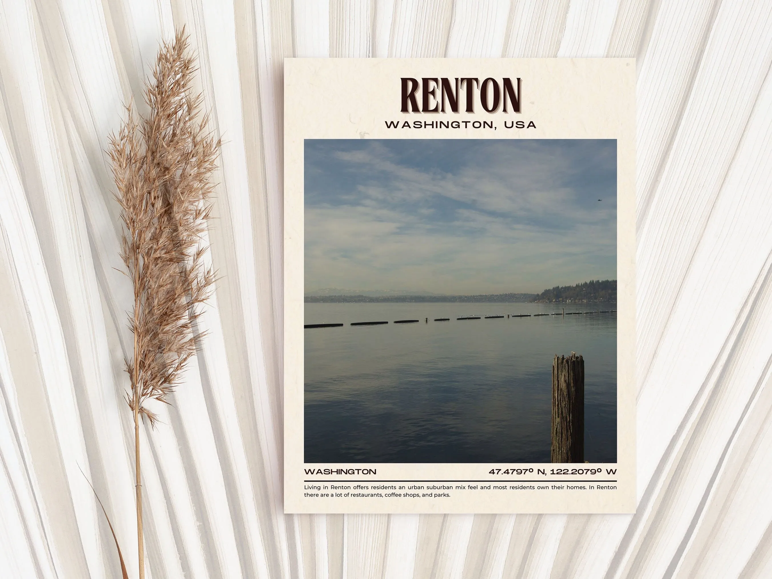 Renton Vintage Wall Art, Washington, USA